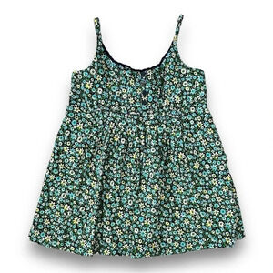 GAP | Bright Floral Tank Top (S) 💙💚🩵